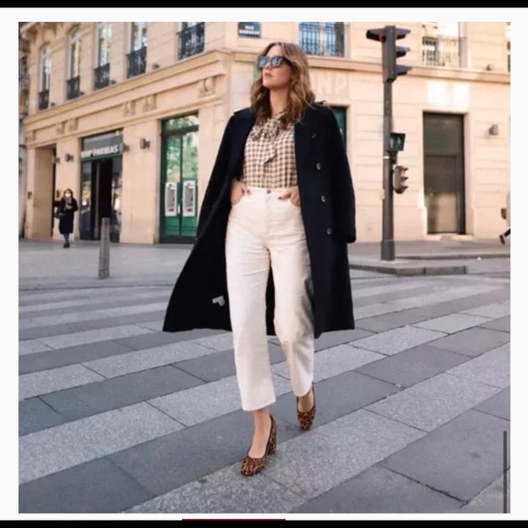 Ann Taylor Block Heel Haircalf Missy Pump in Leopard Size 7.5 - Picture 3 of 9